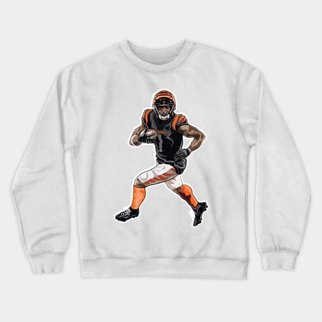 Ja'marr Chase Crewneck Sweatshirt by ArticArtac